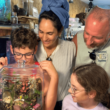 משפחה עם טרריום